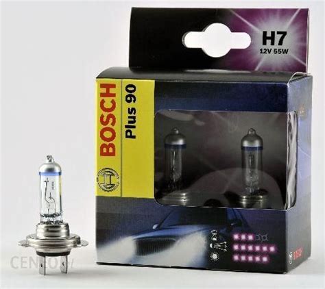 Żarówki Bosch Plus 90 H7 12V 55W (2 szt.) - opinie i ceny na Ceneo.pl