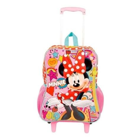 Mochila Infantil Da Minnie Rodinha Pontofrio