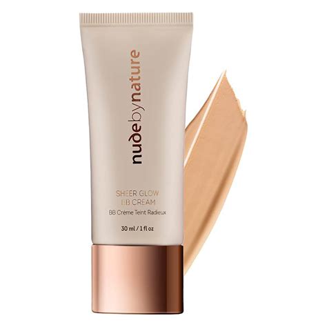 Nude By Nature Sheer Glow BB Cream 03 Nude Beige 30ml LOOKFANTASTIC