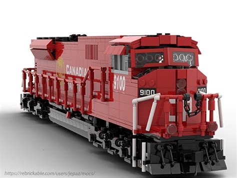 LEGO MOC EMD SD90/43MAC Canadian Pacific by jepaz | Rebrickable - Build ...