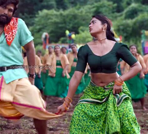 Rashmika Mandanna Pushpa Telugu 13 Hot Navel Hd Caps Indiancelebblog