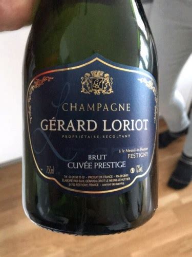 Gerard Loriot Cuvée Prestige Brut Champagne Vivino France