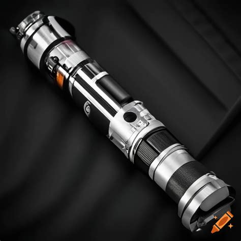 Lightsaber hilt with unique tiger stripe pattern