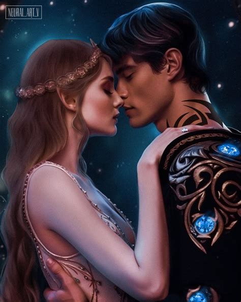 Azriel And Elain From Acotar Series By Sarah J Maas A Court Of Mist