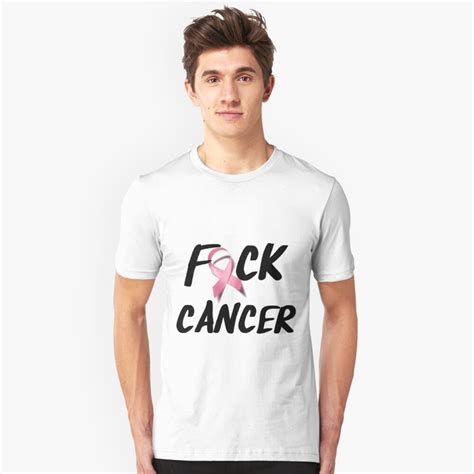 F Ck Breast Cancer T Shirt By Mralan Redbubble