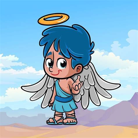 Anjo Gabriel Personagens bíblicos Desenhos biblicos infantil