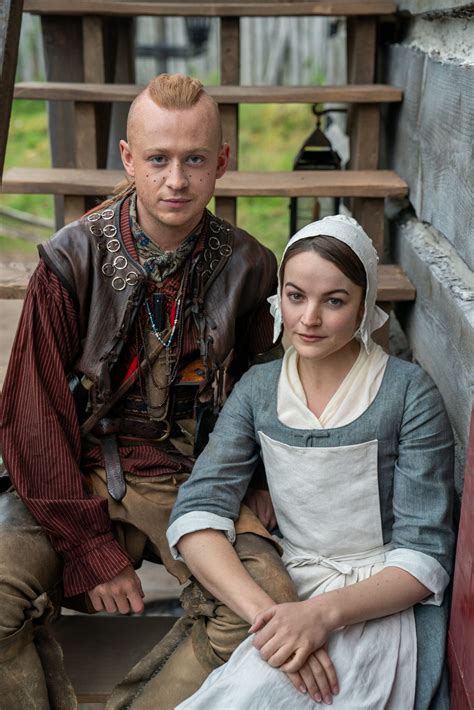 'Outlander' Stars John Bell & Izzy Meikle-Small on Ian & Rachel's
