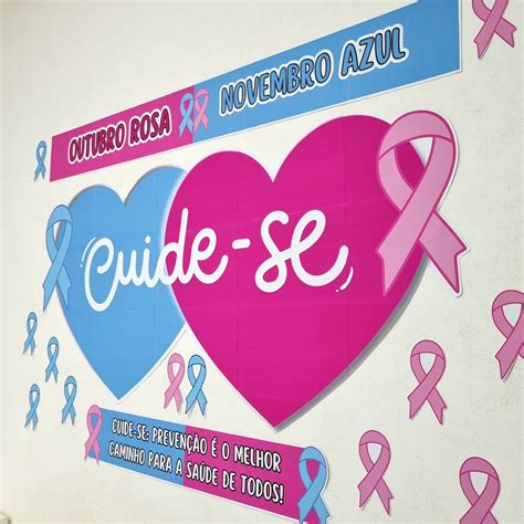 Painel Outubro Rosa E Novembro Azul