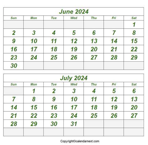 Calendar For July 2024 To June 2024 With Holidays - Ebony Gweneth