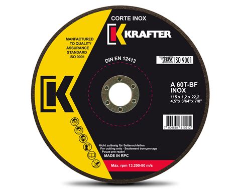 Discos De Corte KRAFTER INOX Krafter