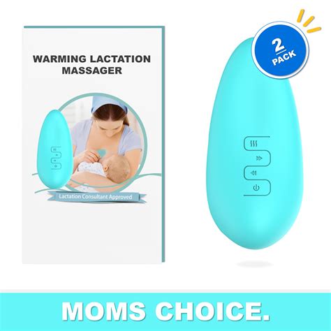 2 In 1 Warming Lactation Massager Lactation Massager For Breastfeeding