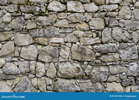 Textura Cinzenta Velha Da Parede De Pedra Foto De Stock Imagem De