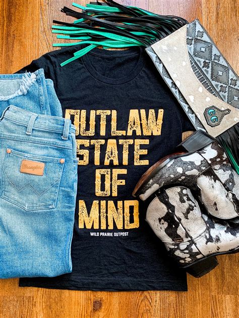 Outlaw State of Mind Tee – Wild Prairie Outpost