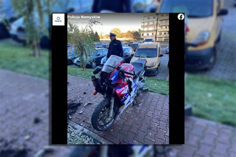 Namys W Miertelny Wypadek Motocyklisty Podczas Jazdy Pr Bnej Zmar