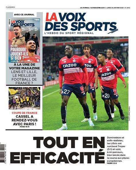 La Voix Des Sports N Du Janvier T L Charger Sur Ipad