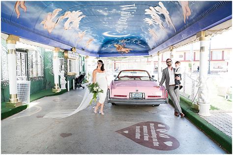 Little White Wedding Chapel And Downtown Las Vegas Elopement Emily And