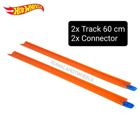 Jual Hot Wheels Track Builder 120 Cm Straight Shopee Indonesia
