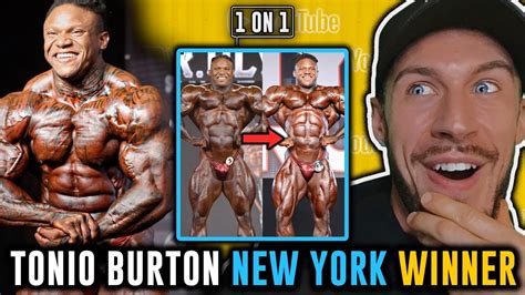 Tonio Burton REACTS To 2022 Olympia 16th To 2023 New York Pro 1st