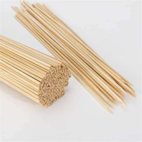 200 Bamboo Skewers 12 Inch 30cm Sticks Wooden Sticks Cocktail Etsy UK