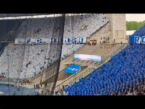 Pyro Hansa Fans At Olympiastadion Berlin Bundesliga Hertha Bsc