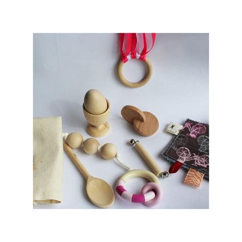 Kit juguetes de madera para bebé Montessori y Waldorf Tu Bebebox