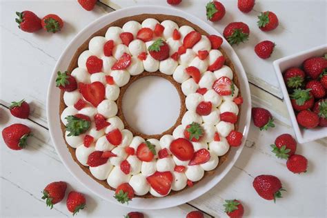 Tarte Aux Fraises Sur Son Sabl Breton Lulalovegood