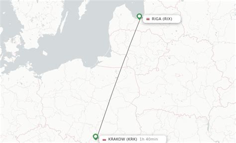 Direct Non Stop Flights From Riga To Krakow Schedules FlightsFrom