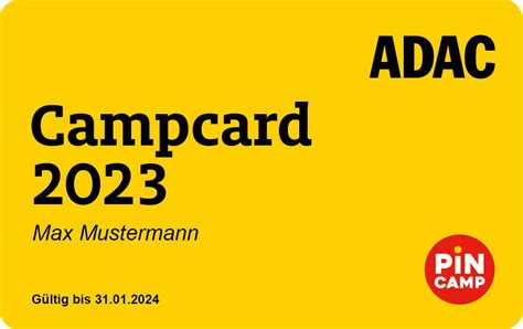 Adac Campcard Adac Camping