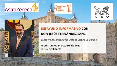 Desayuno Informativo Don Jesús Fernández Sanz Consejero Sanidad de la