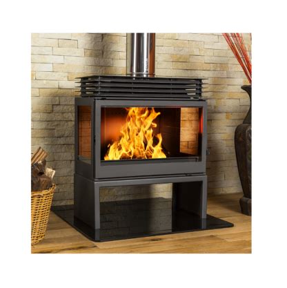 Hydrofire L91 Titan Free Standing Side Glass GC Fires