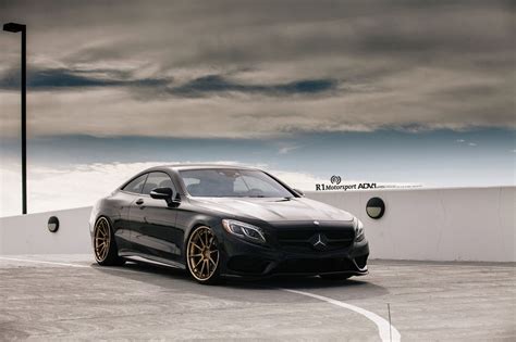 Fascinating Black Mercedes S Class On Gloss Bronze Adv1 Wheels — Gallery