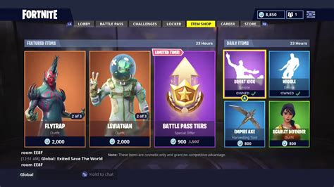 Leviathan And Venus Flytrap Skins Fortnite Daily Item Shop 15818 YouTube