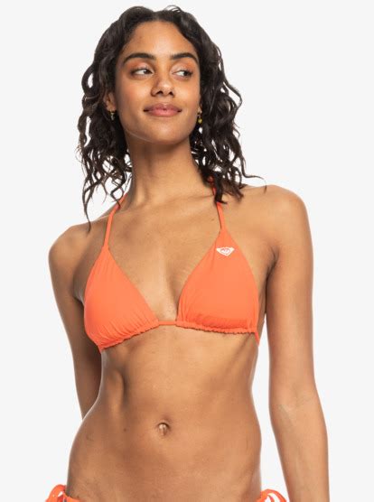 Surf Kind Kate Reversible Triangle Bikini Top Roxy