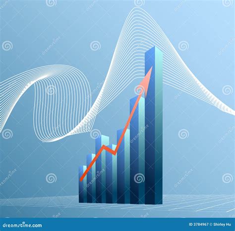 Modern Bar Chart Stock Vector Illustration Of Background 3784967