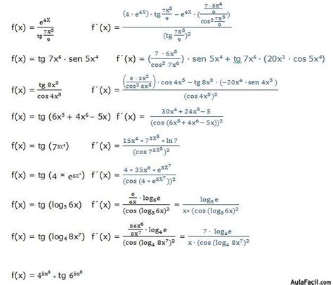 🥇 【 Derivadas Trigonométricas Derivada De La Tangente Derivadas