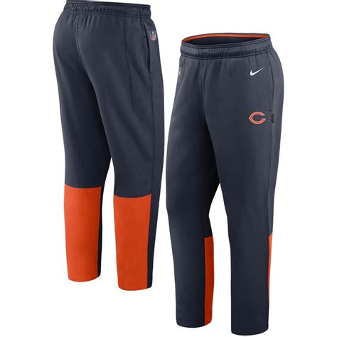 Men's Nike Navy/Orange Chicago Bears Sideline Woven Performance Pants