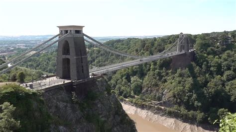 Uks Clifton Suspension Bridge And Clifton Observatory Attract Visitors