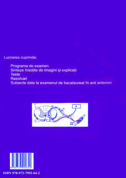 Bacalaureat Biologie 2018 Clasele XI XII Sinteze Teste Si Rezolvari