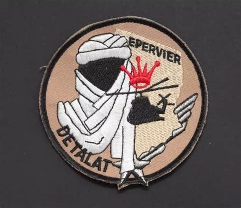 PATCH DETALAT OPÉRATION Épervier OPEX écusson ALAT Tchad hélicoptère