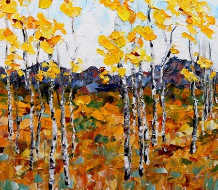 Daily Painters Abstract Gallery Palette Knife Aspen Colorado Landscape