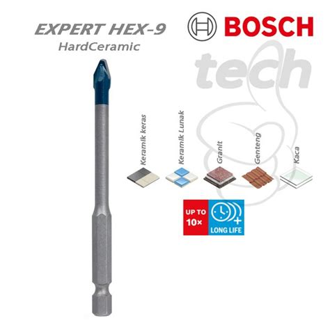 Jual Mata Bor Keramik Keras Granit Kaca Bosch Expert Hex Hardceramic