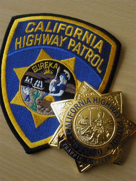 P9020008 Badge Police Badge California Highway Patrol