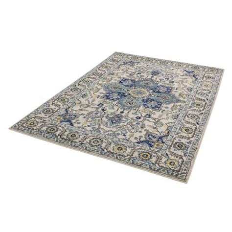 Nova Persian Nv Nv Traditional Bordered Medallion Rug In Blue And