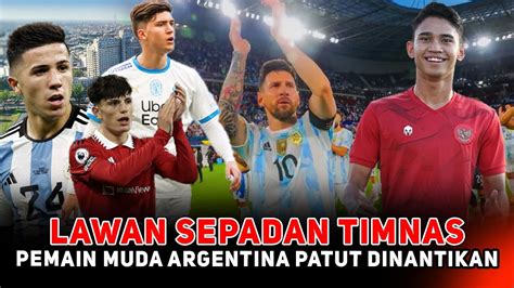 Marchelino Dapat Lawan Sepadan Lawan Pemain Muda Argentina Pelajaran