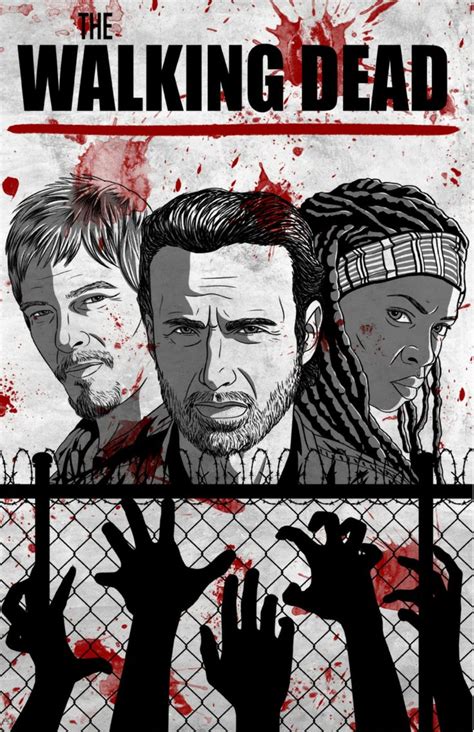 17 Best Images About The Walking Deadzombiesundead Art On Pinterest