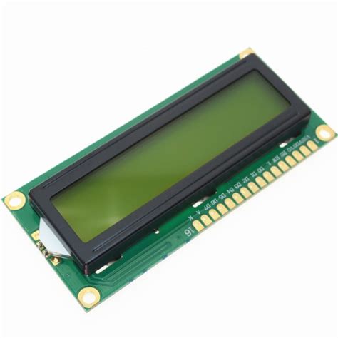 Lcd1602 1602 Module Yellow Green Screen 16x2 Character Lcd Display Module Lcd1602 Module And