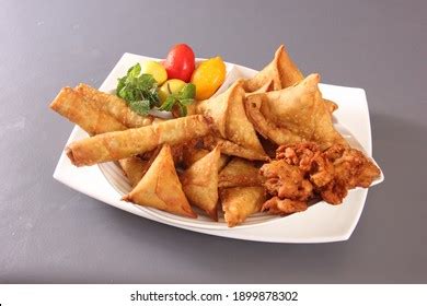 Pakora Samosa Chicken Roll Fast Food Stock Photo 1899878275 | Shutterstock