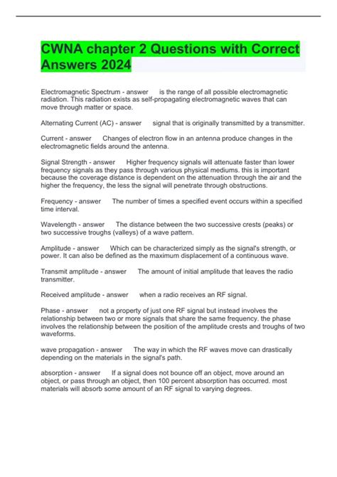 Cwna Official Study Guide 5