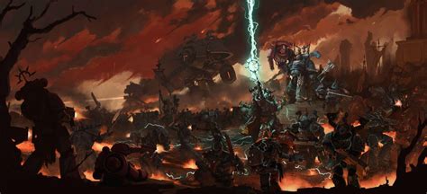 Warhammer 40k Artwork Warhammer Fantasy Warhammer 40000 Chaos 40k