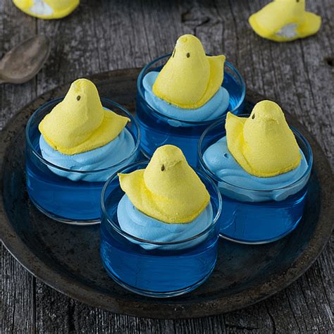 Swimming Peeps Jello Cups Easy Easter Treat